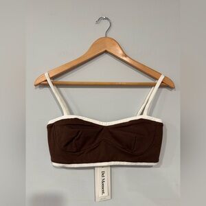 Del Moment Chocolate Brown Essence Bralette.